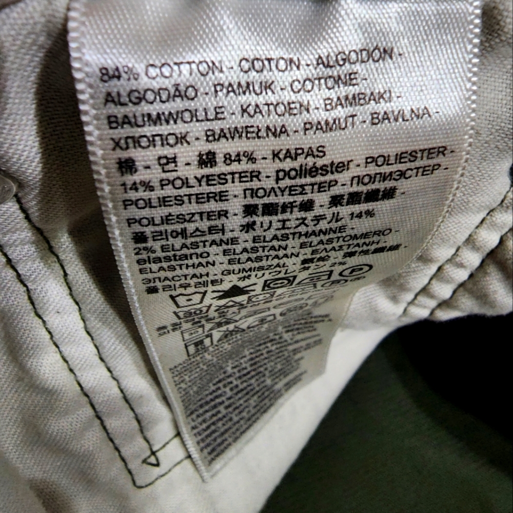 Levi's 514 Dark Green Straight Denim Corduroy pants - Picture 8 of 14
